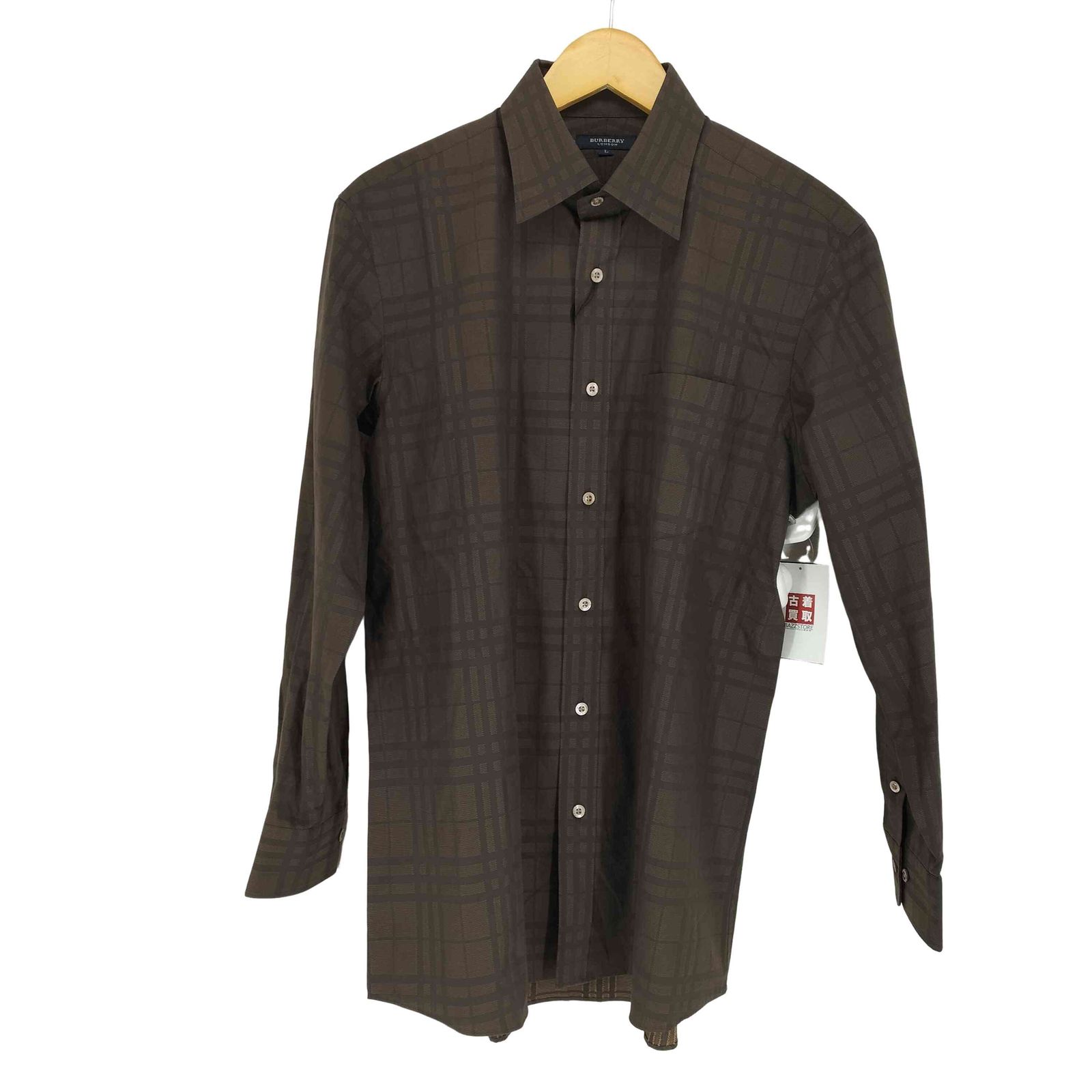 バーバリーロンドン BURBERRY LONDON チェック柄ボタンダウン