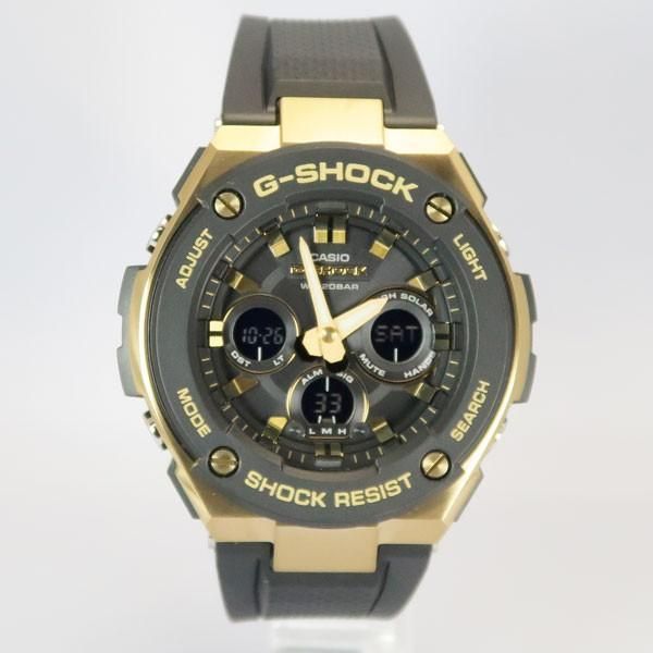 【即納】カシオCASIO Gショック ジーショック G-SHOCK 海外モデル G-STEEL  ソーラー アナデジ メンズ  GST-S300G-1A9