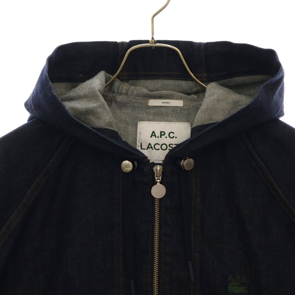 LACOSTE (ラコステ) x A.P.C. Uni Hooded Cotton Denim Jacket