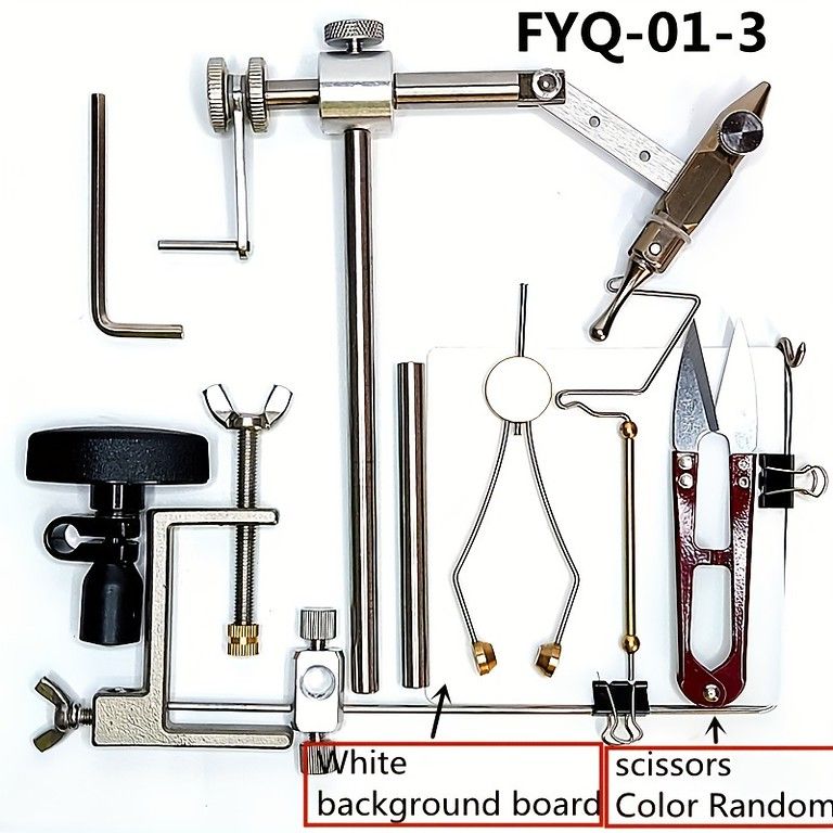 ステンレス製フライタイイングバイス