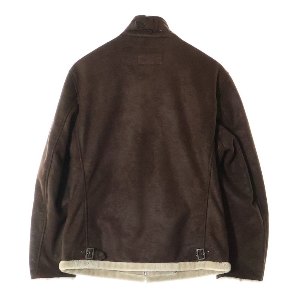 PRおわんBURBERRY BLACK LABEL ムートンジャケット M 希少】美品 バーバリーブラックレーベル ムートンジャケットM 茶