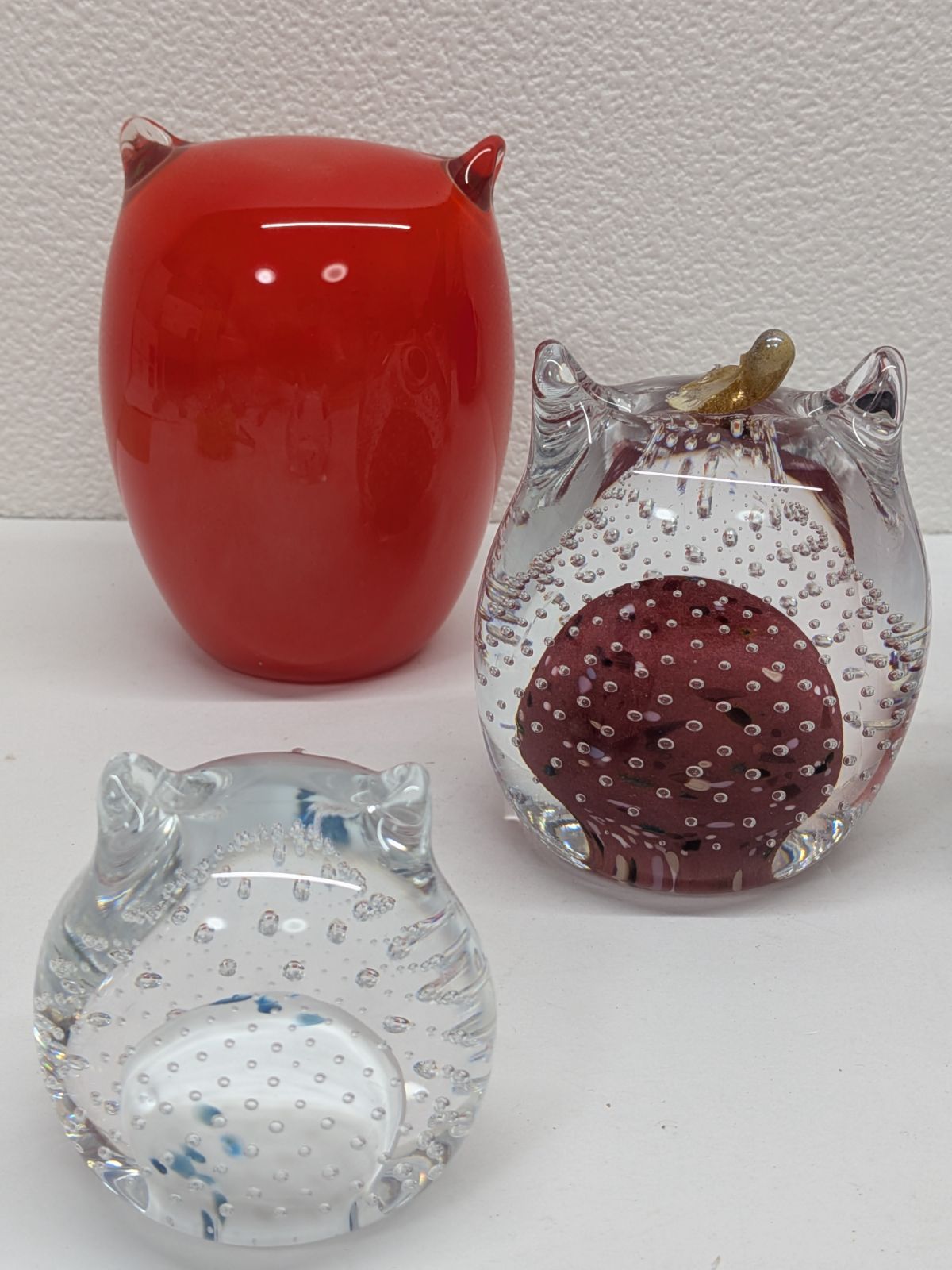 ふくろう ガラス細工