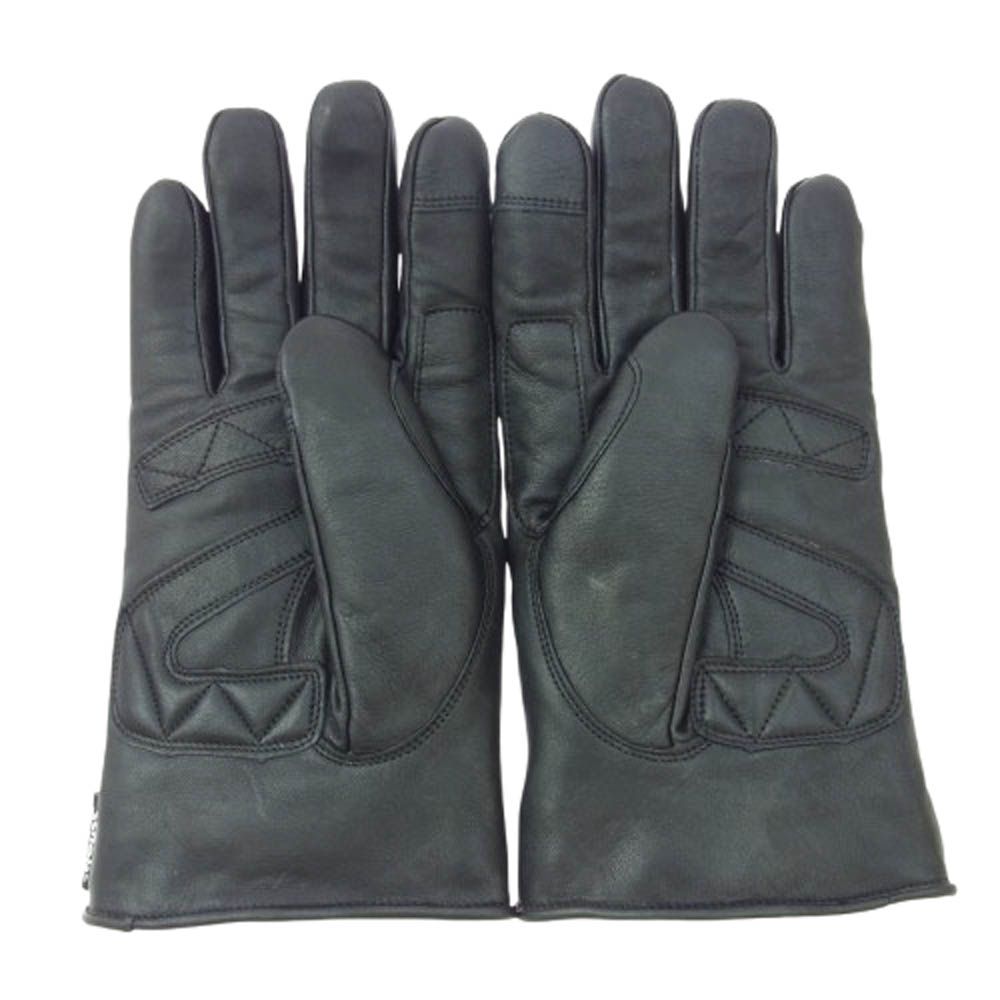 Schott ブラック レザー手袋 7824970044_2.jpg