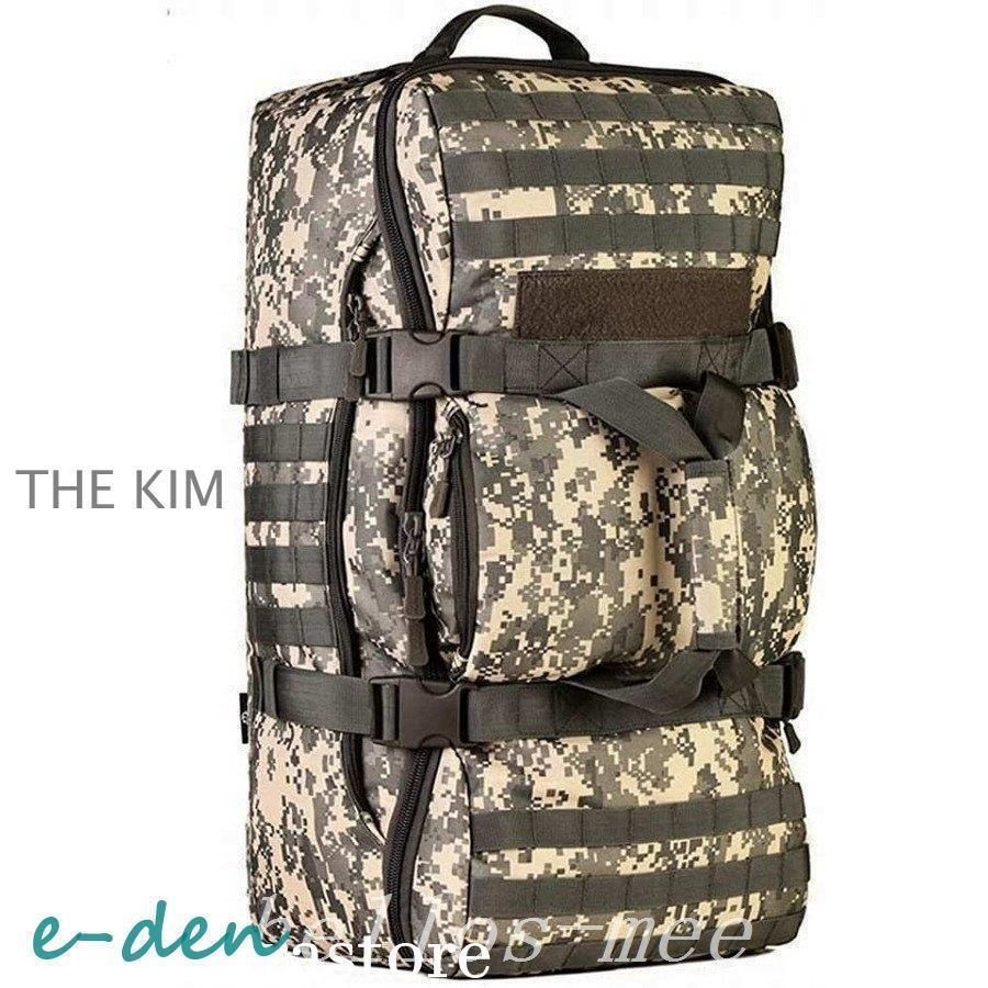 バックパック旅行バッグ登山リュックリュック60L大容量3WAY迷彩多ポケットミリタリーリュックサックアウトドア大型旅行バッグ