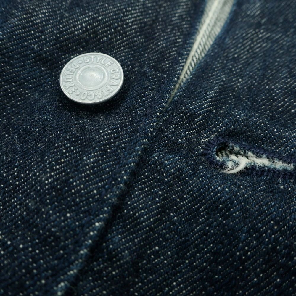 中古】エヴィス EVISU 新恵美寿神頭 デニム カバーオール ジャケット