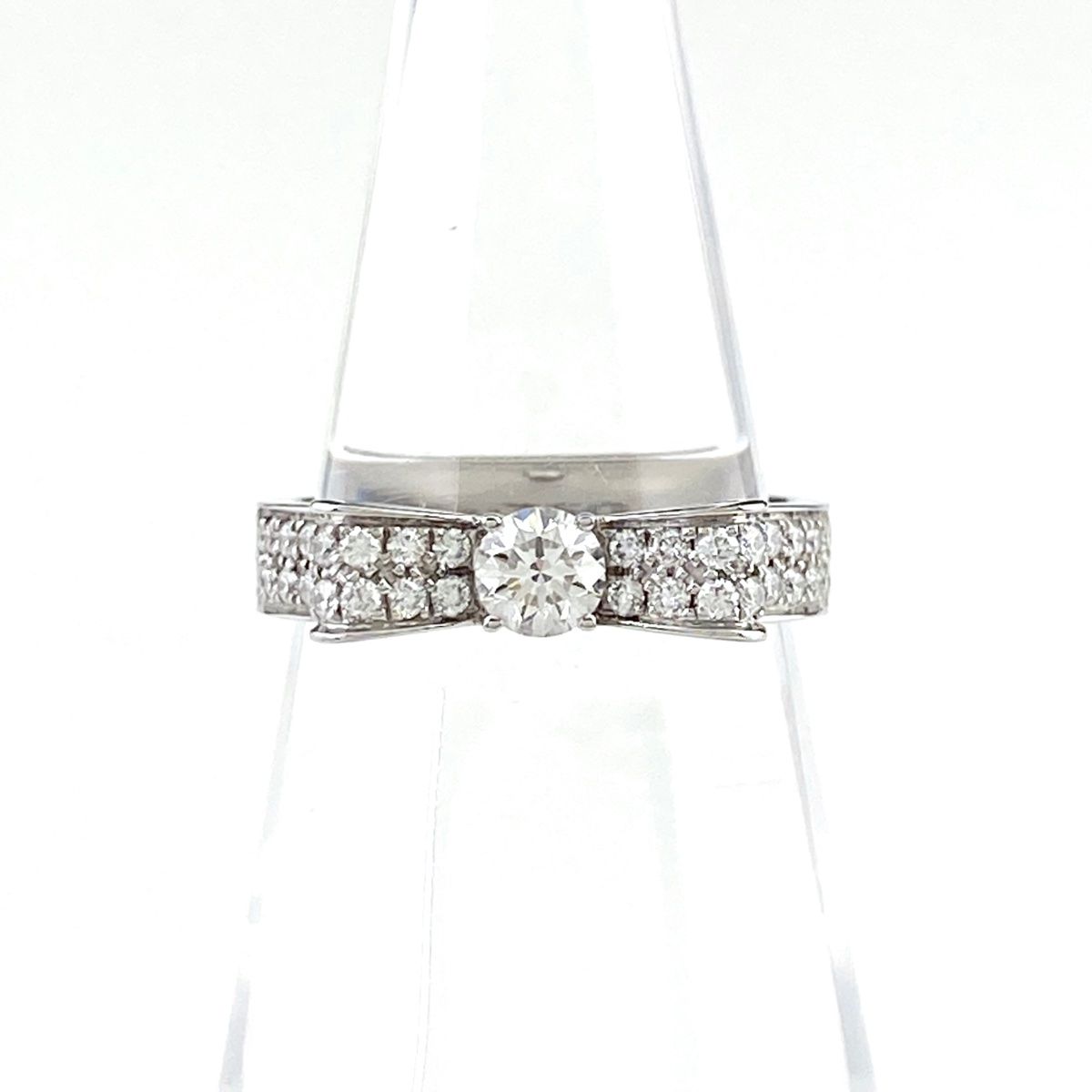 シャネル リュバンドゥ リング メレダイヤ リボンモチーフ9.5号 750 シャネル CHANEL リュバンドゥ シャネル リング 指輪 メレダイヤ