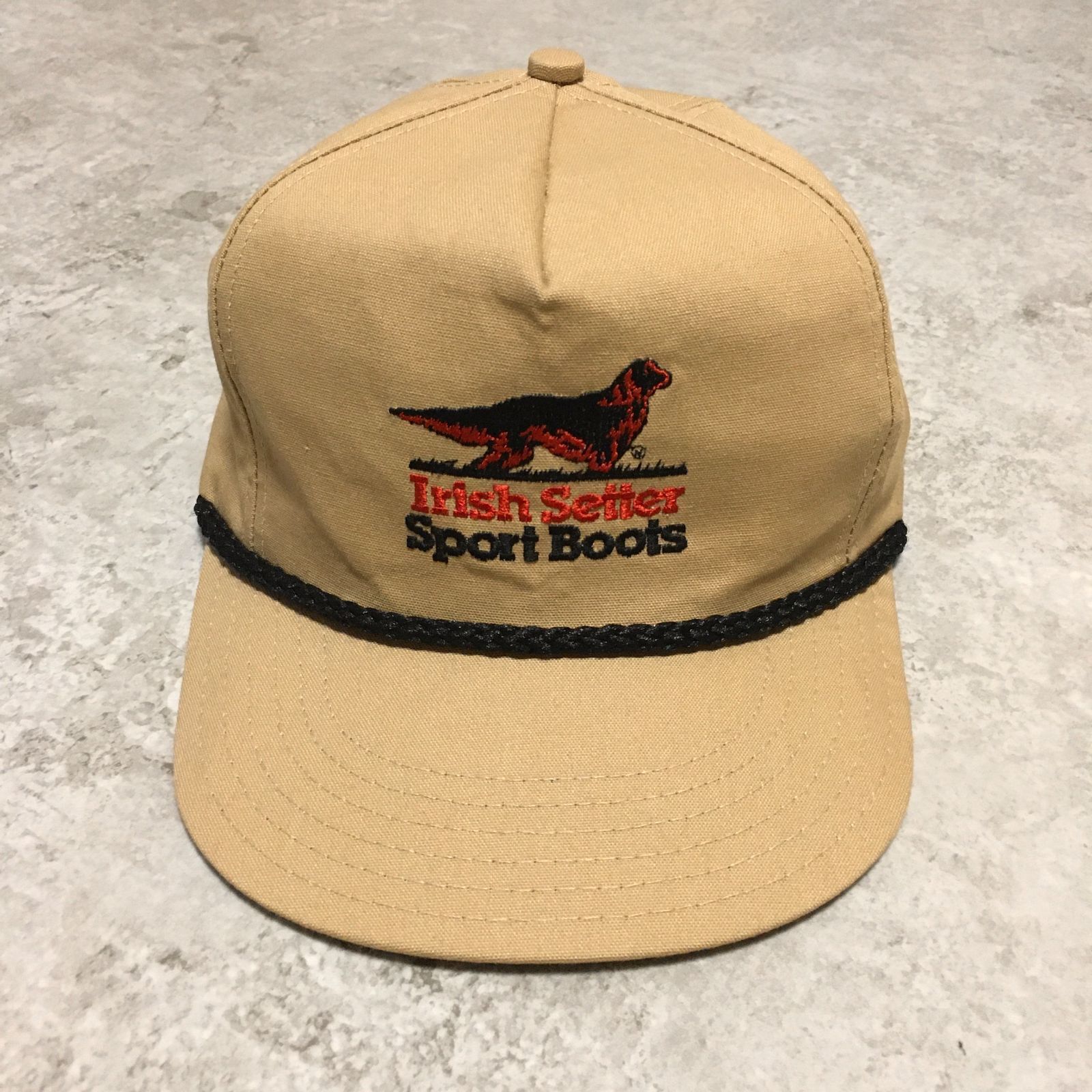 80s USA製 RED WING Irish Setter 5 Panel Cap レッドウィング アイ 