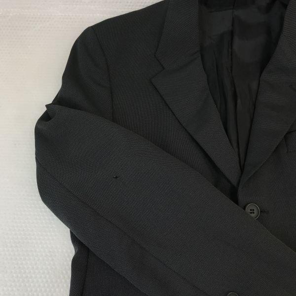 秋冬シングルスーツ|上下セットアップ 46|メンズM|黒