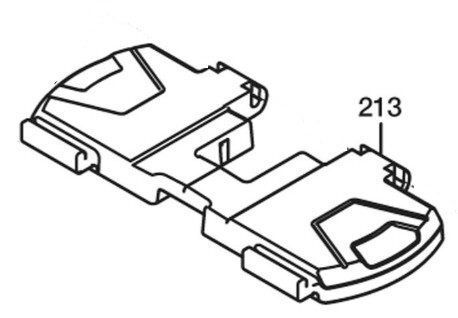 マックス MAX 鉄筋結束機 RB-400T-E-B2C|1450A用 No.213 ハンドルベースカバー RB12947 部品 修理 パーツ 建築 建設 型枠 鉄筋 工事 土木
