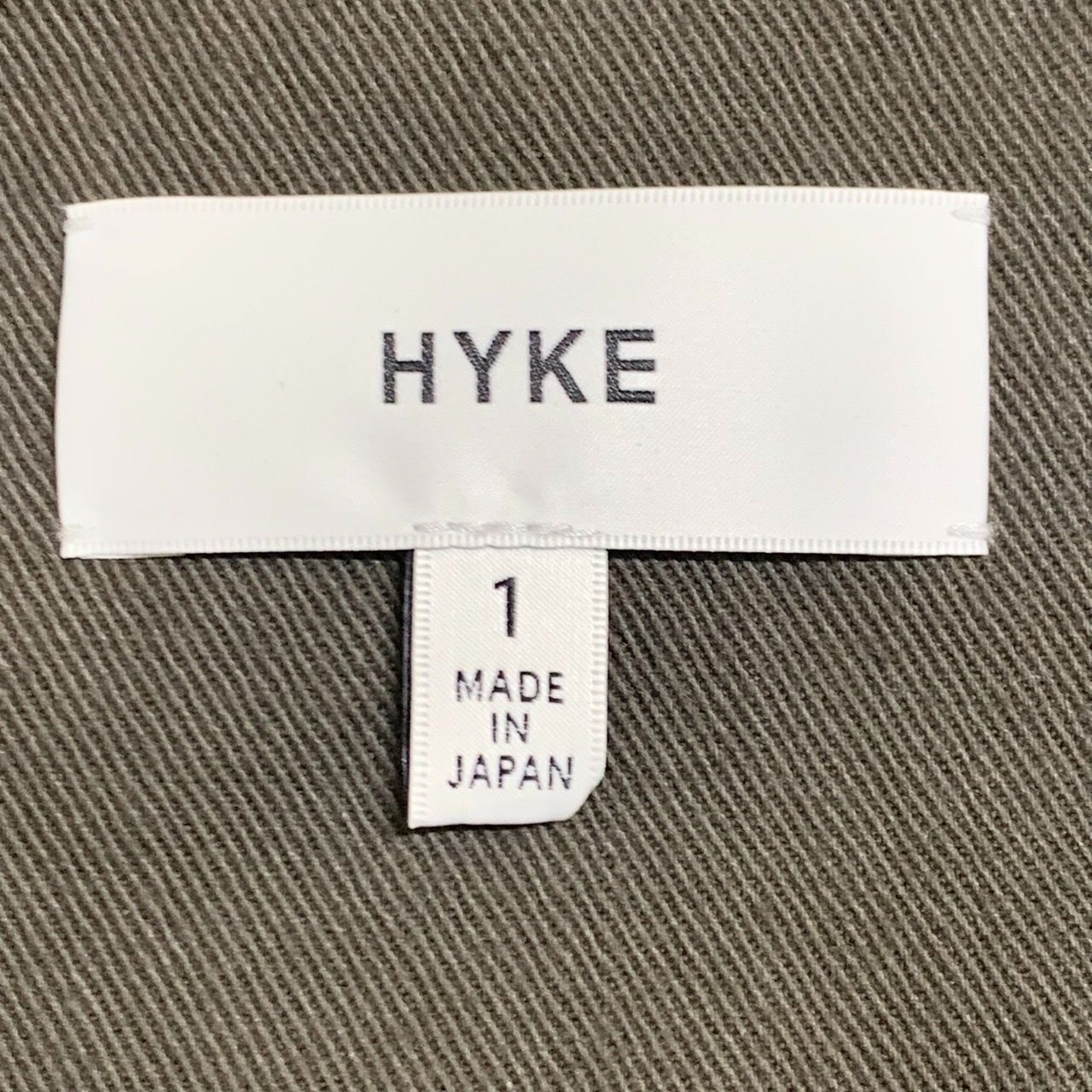 HYKE】ハイク/コットンデッキパーカーコート/1サイズ/オリーブ系/201 