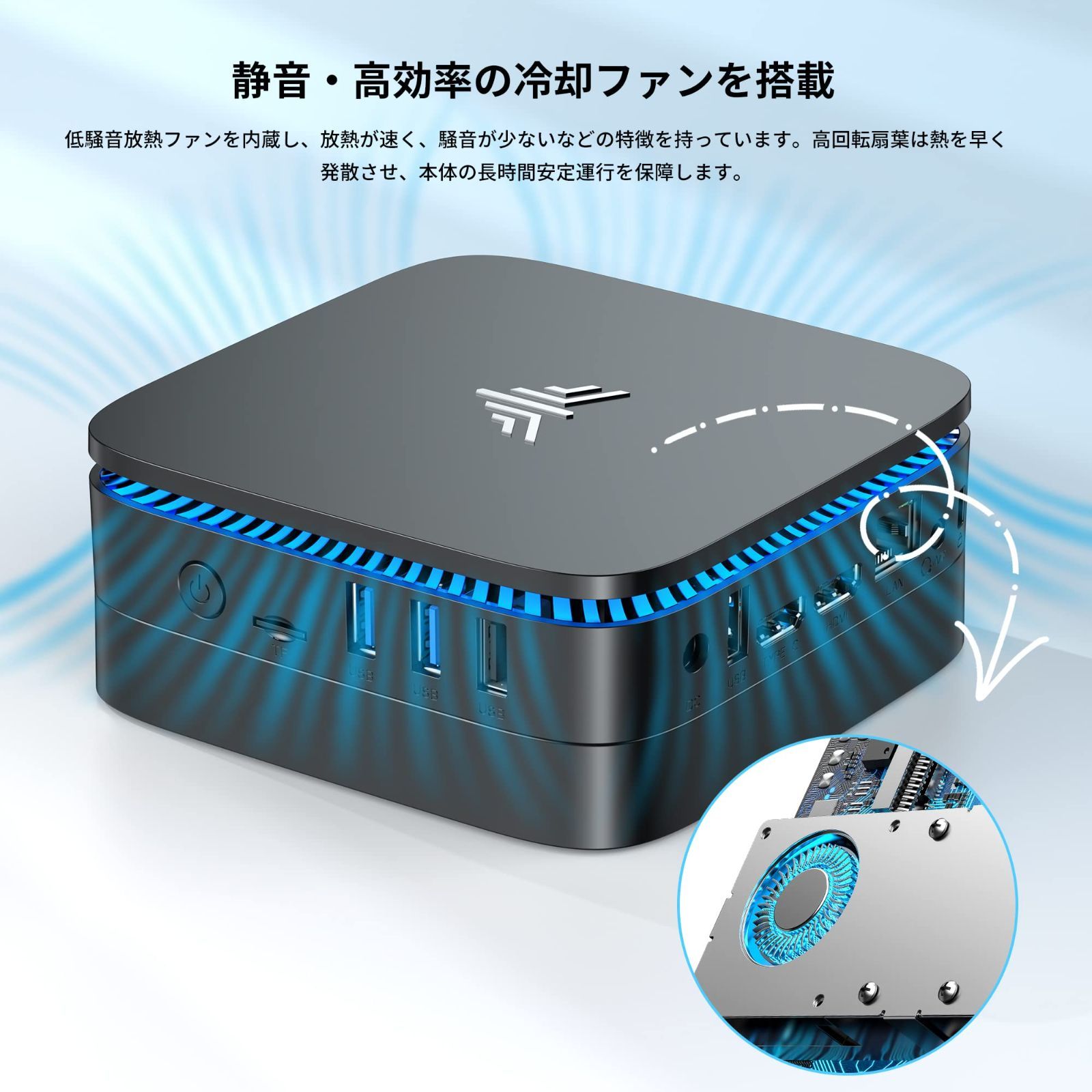ミニpc 最新第12世代 n95 新版 最大3.4GHz mini pc 4T