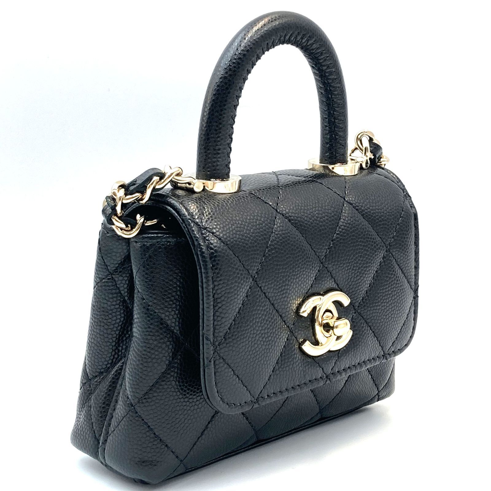 CHANEL シャネル ココ エクストラミニ 2WAYチェーンバッグ FD4 CHANEL シャネル ココ エクストラミニ 2WAYチェーンバッグ FD4