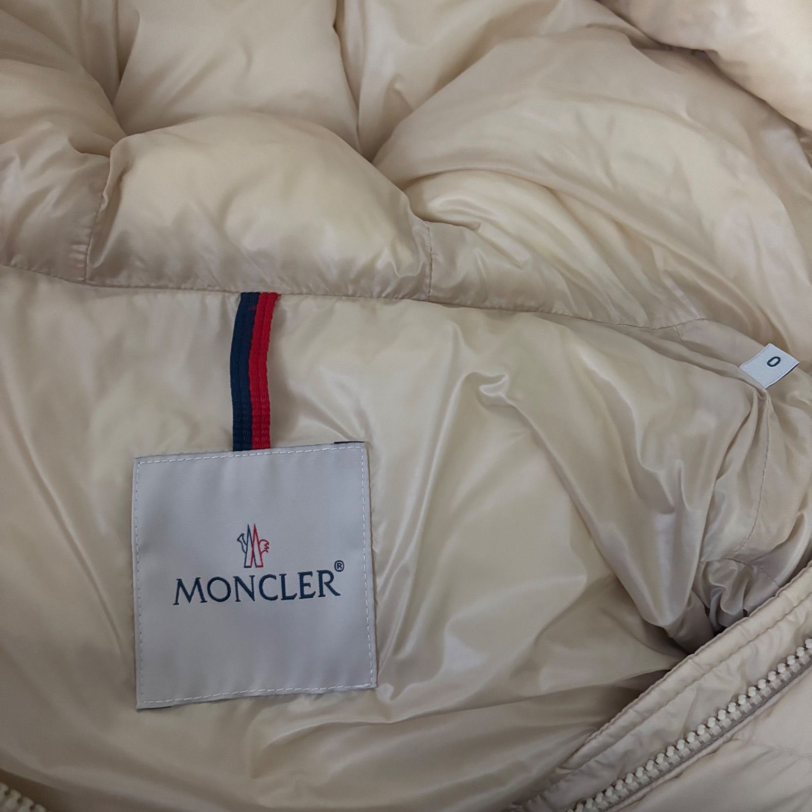 MONCLER☆CHAMBON☆軽量ダウン☆ベージュ☆2022〜23年秋冬☆国内正規品 