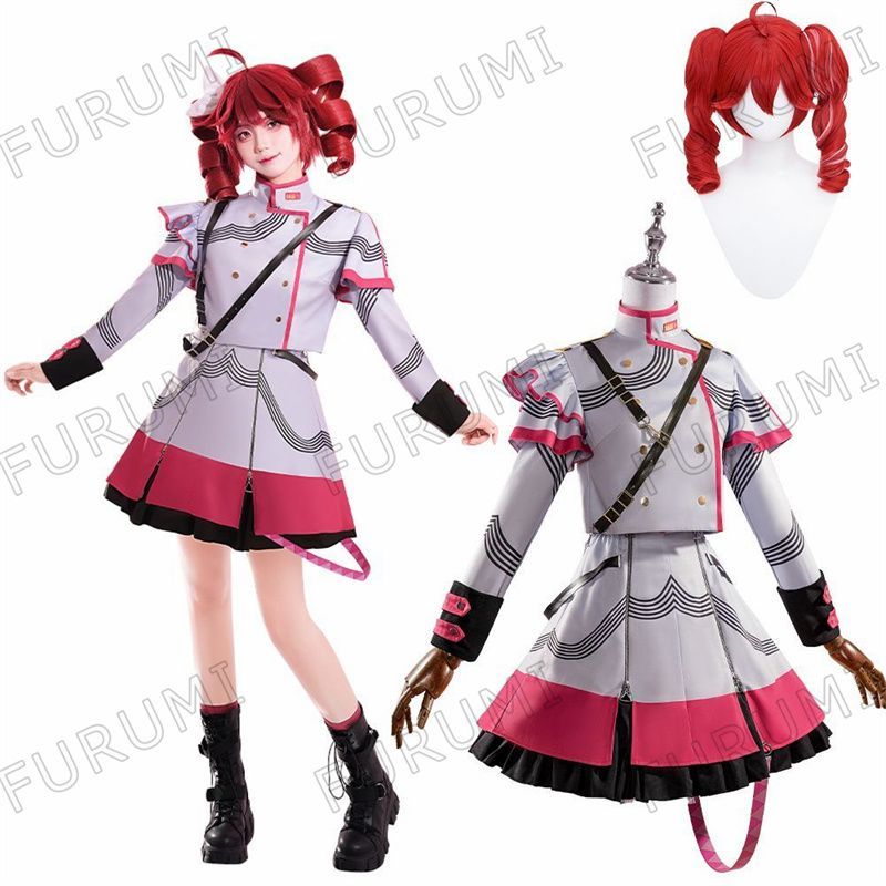 重音テト　コスプレ衣装　 XL ウィッグ付き Amazon | [ZAIED] 重音テト コスプレ衣装 バーチャル 道具