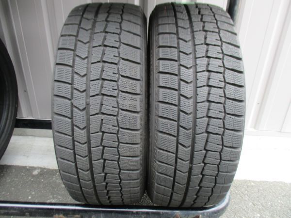 ★☆205/50R17 89Q ダンロップ WINTER MAXX WM02 スタッドレス 2019年製 2本 送料込 T38110309☆★インボイス領収書発行可能