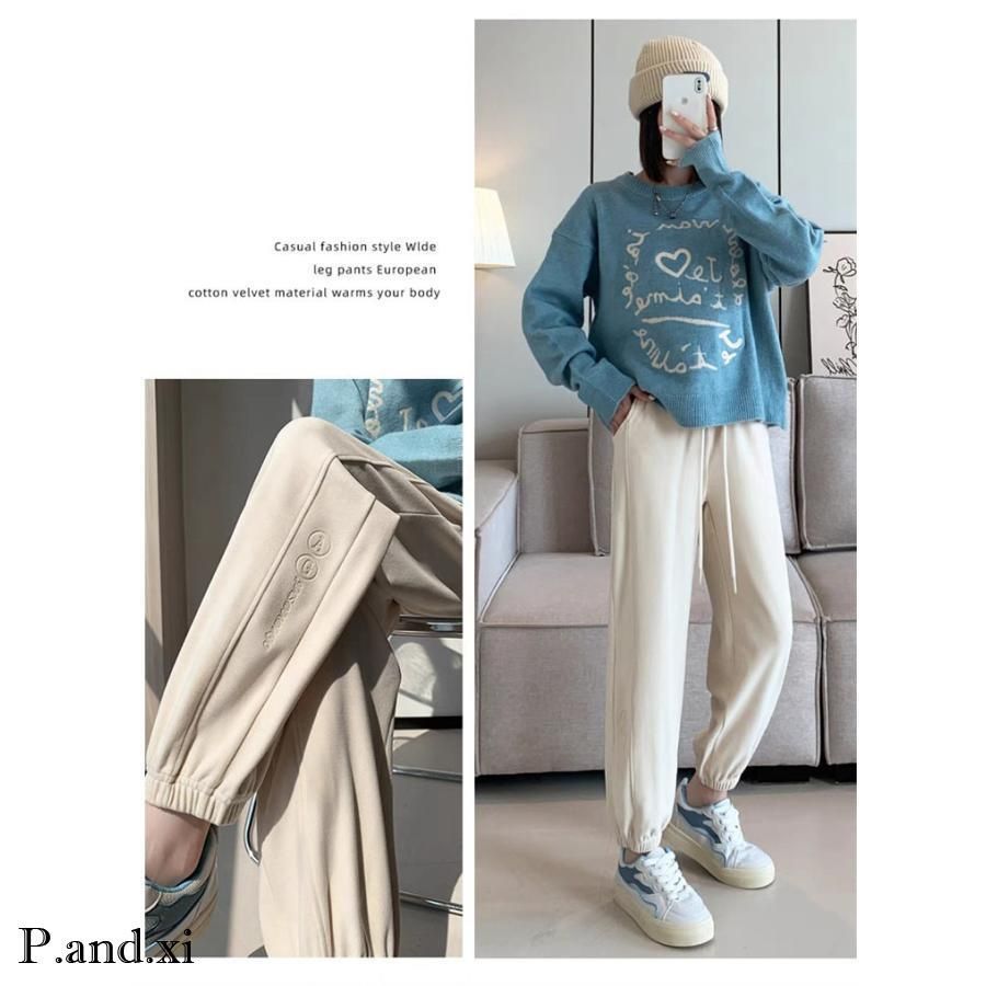 レディース あったかパンツ ジョガーパンツ 裏起毛パンツ 裏ボア  