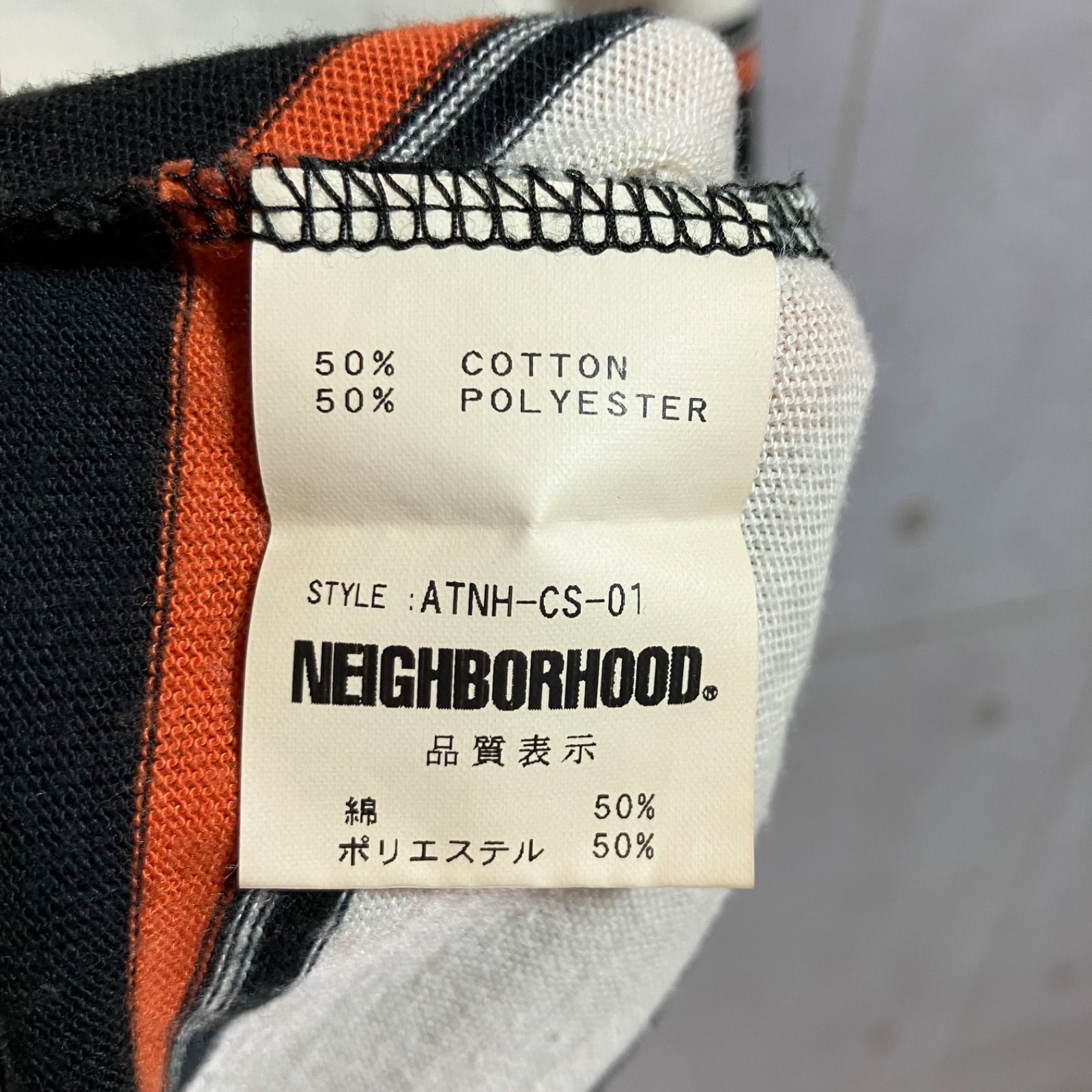 希少 NEIGHBORHOOD ネイバーフッド 太 ボーダー Tシャツ 半袖 トップス 