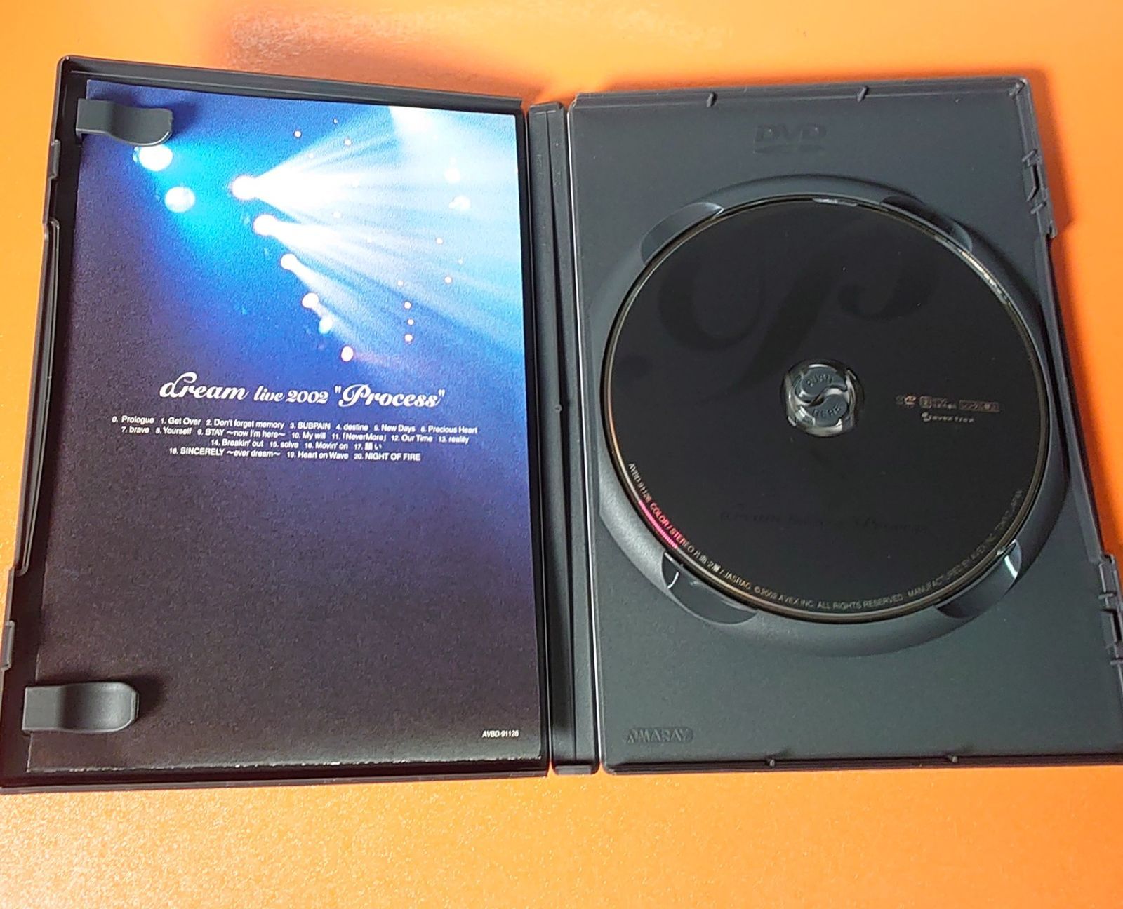 DVD dream live 2002 'Process' dream/live 2002