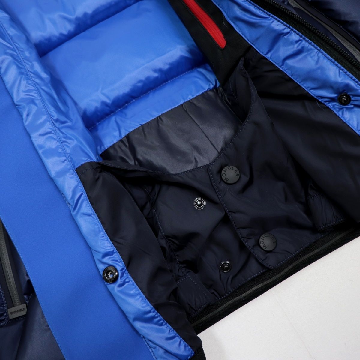 美品 モンクレールグルノーブル 19年 HINTERTUX ダウンジャケット メンズ ネイビー 1 MONCLER GRENOBLE