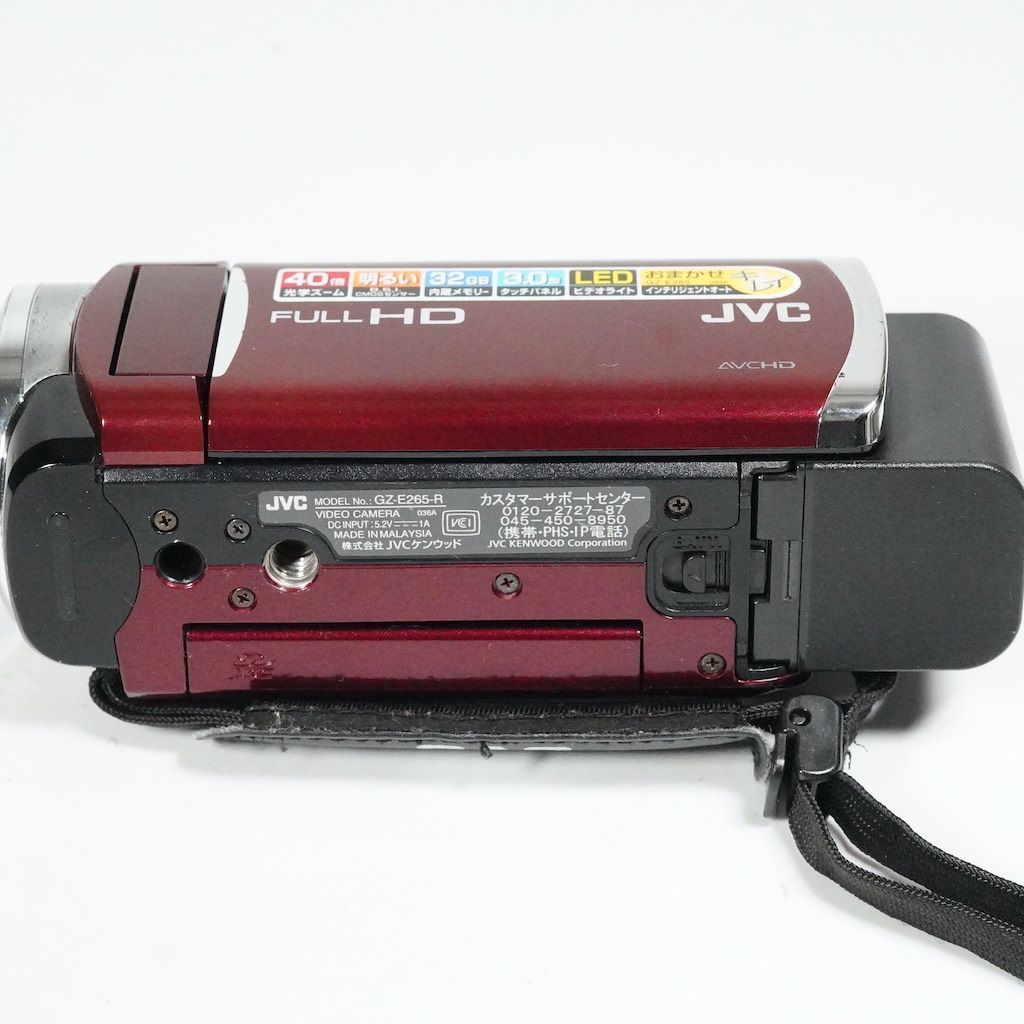 JVC Victor Everio GZ-E265-R レッド 動作OK 返金保証 /1948