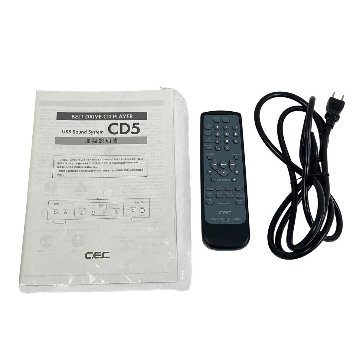 CEC CD5 ベルトドライブCDプレーヤー 製 音響機器 T10537870