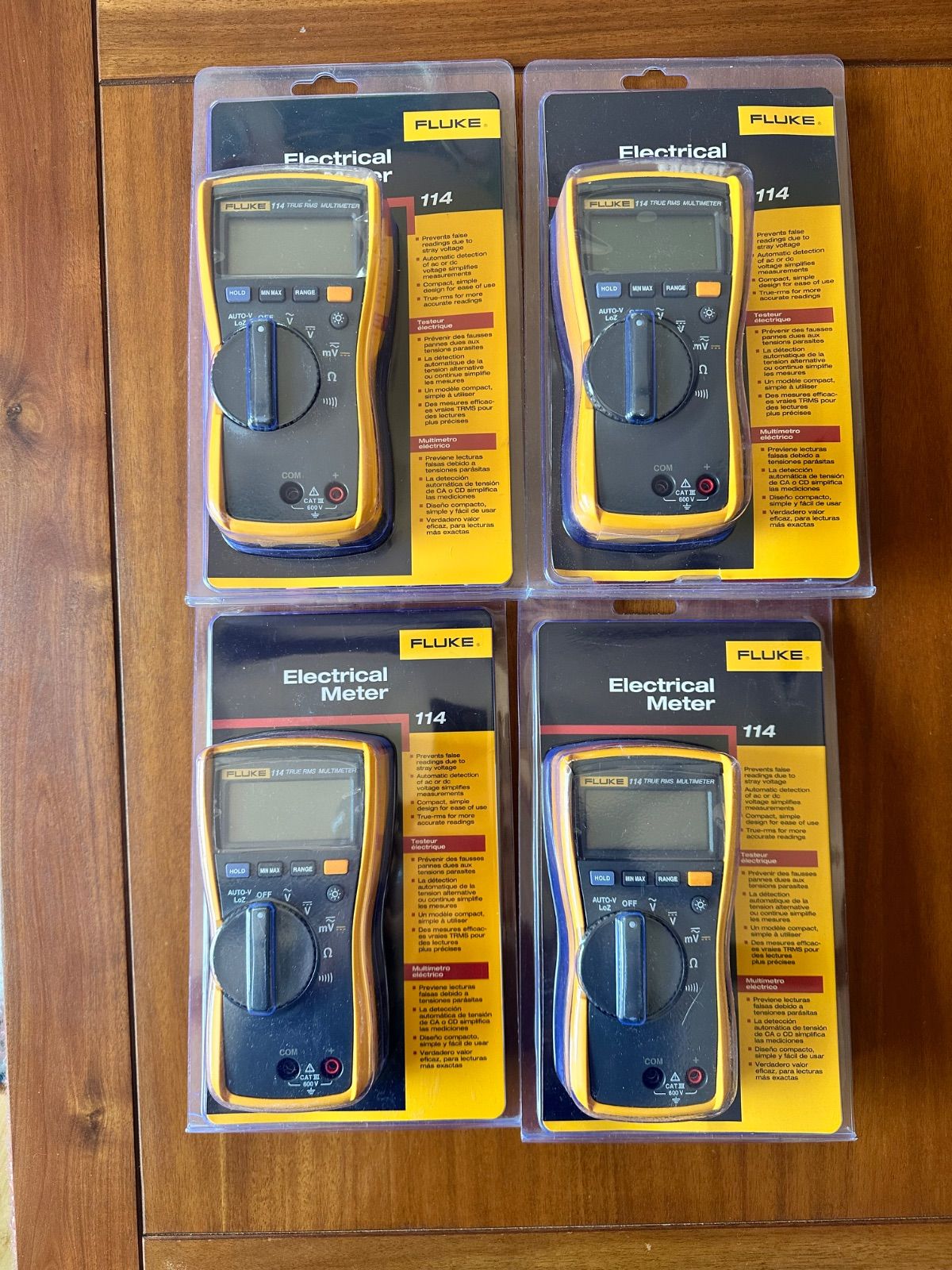 4個セット FLUKE デジタルマルチメーター 114