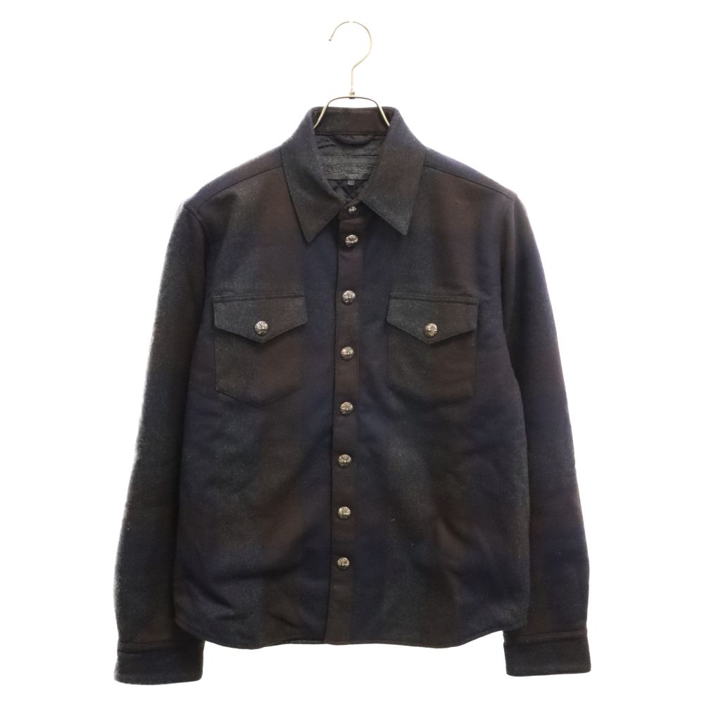 CHROME HEARTS (クロムハーツ) Cpo Jacket 総柄 裏地キルティング 