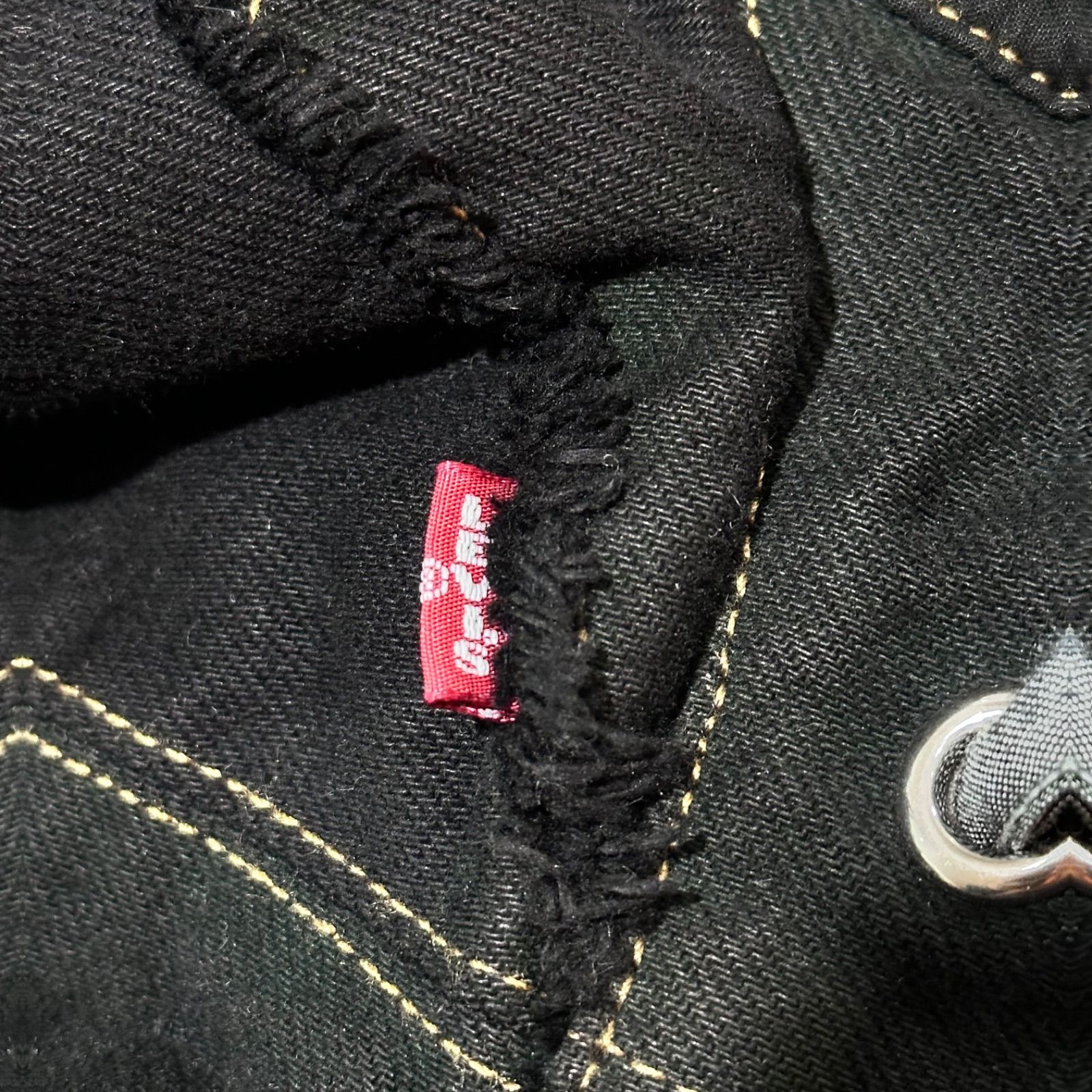 DENIM TEARS x LEVI'S ピースマークパッチワークハット デニム