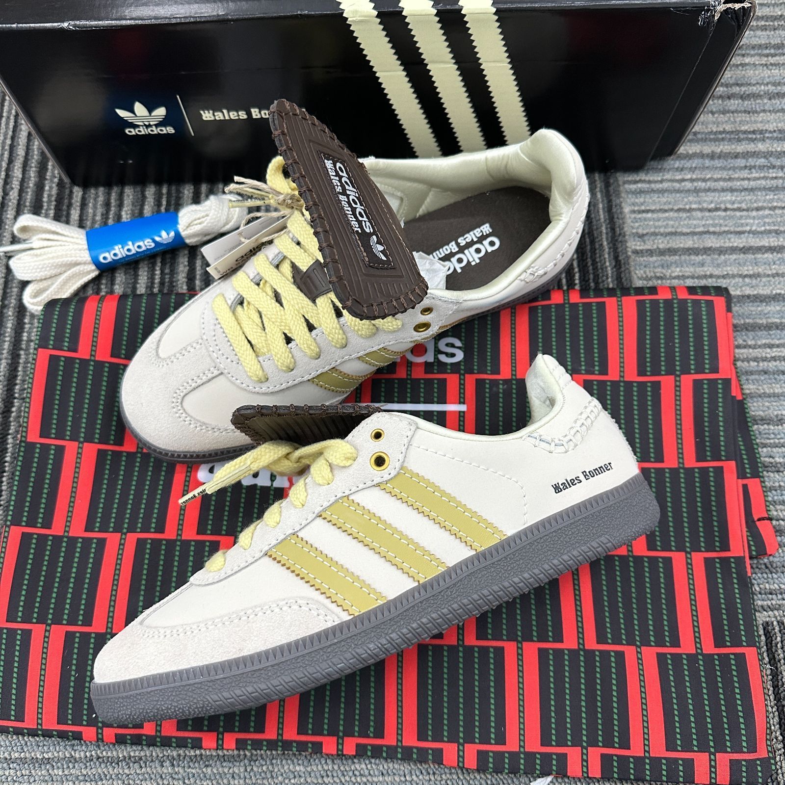 Adidas Samba Nubuck Beige x Wales Bonner - メルカリ