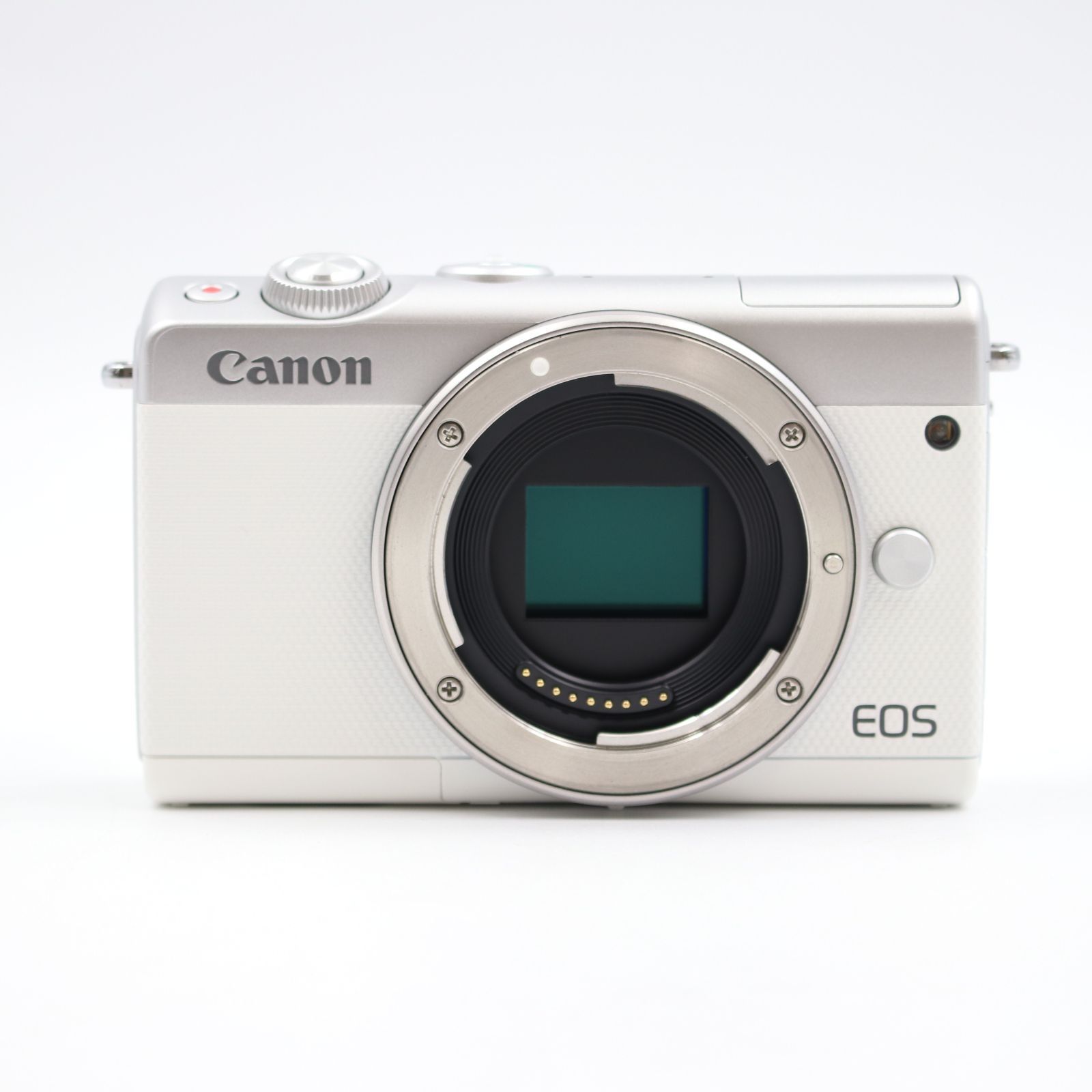 上品 CANON EOS M 100 ボディ ホワイト ミラーレス一眼カメラ キヤノン