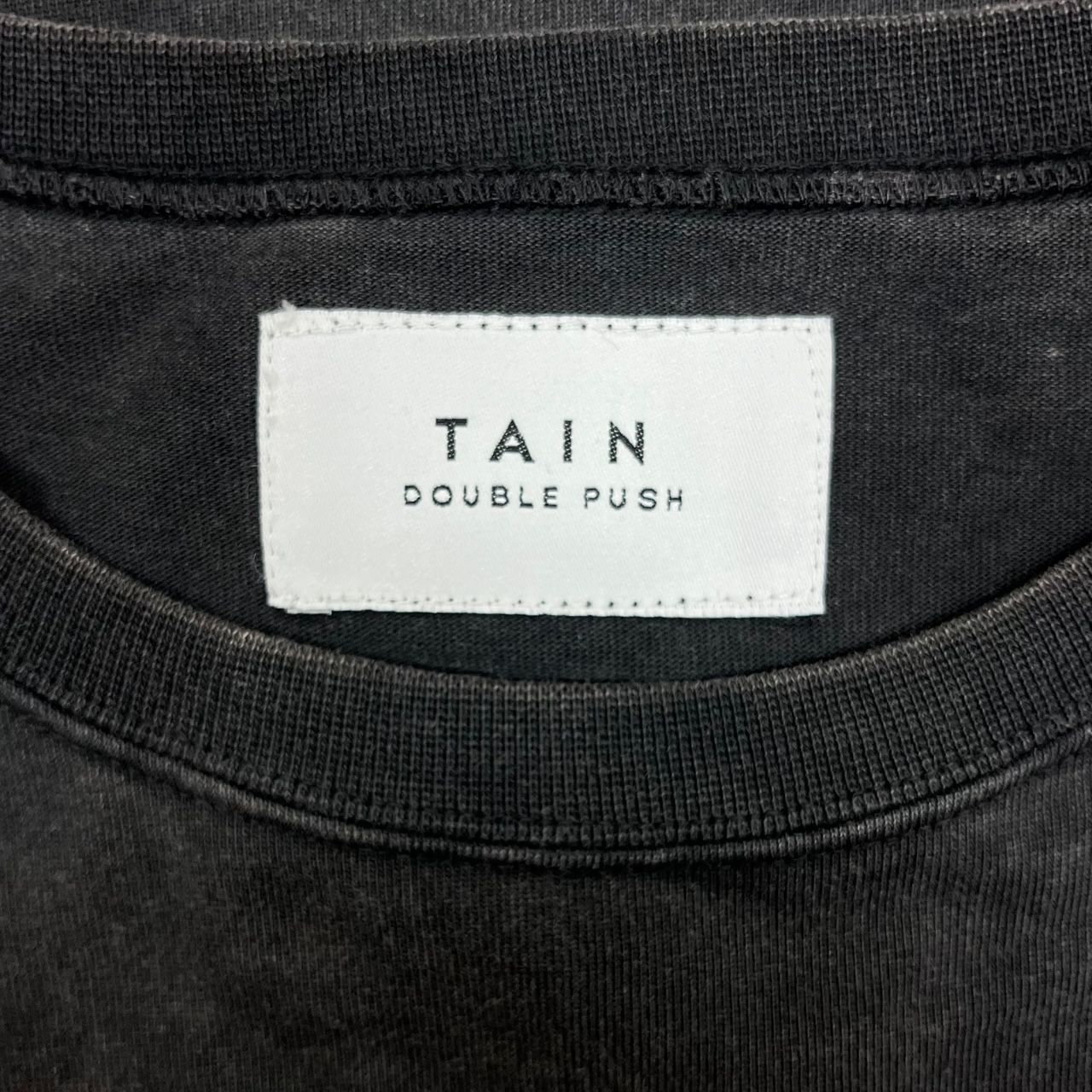 TAIN DOUBLE PUSH NUBIAN 別注 プリント Tシャツ コラボ タインダブル