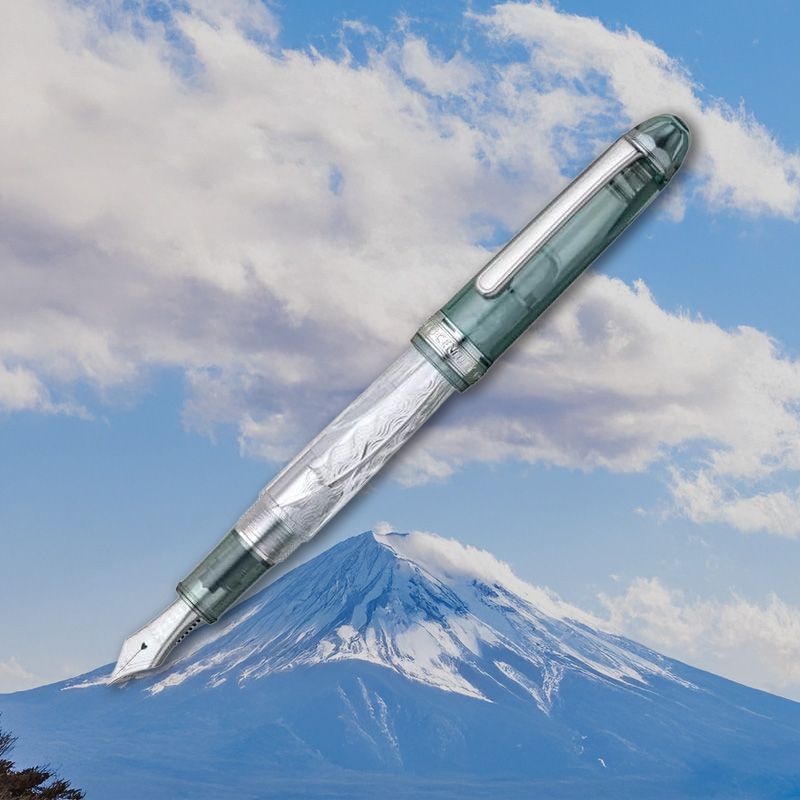 ♥ プラチナ万年筆 CENTURY センチュリー 富士雲景シリーズ 絹雲 PNB-43000FU4 M 中字 14K