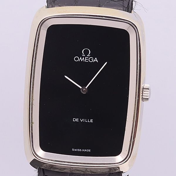 ☆極美品☆OMEGA　オメガ　スクエア　デビル　手巻き　グレー文字盤 O-7429| オメガ デビル 20MGP スクエアケース Cal.625 上品な