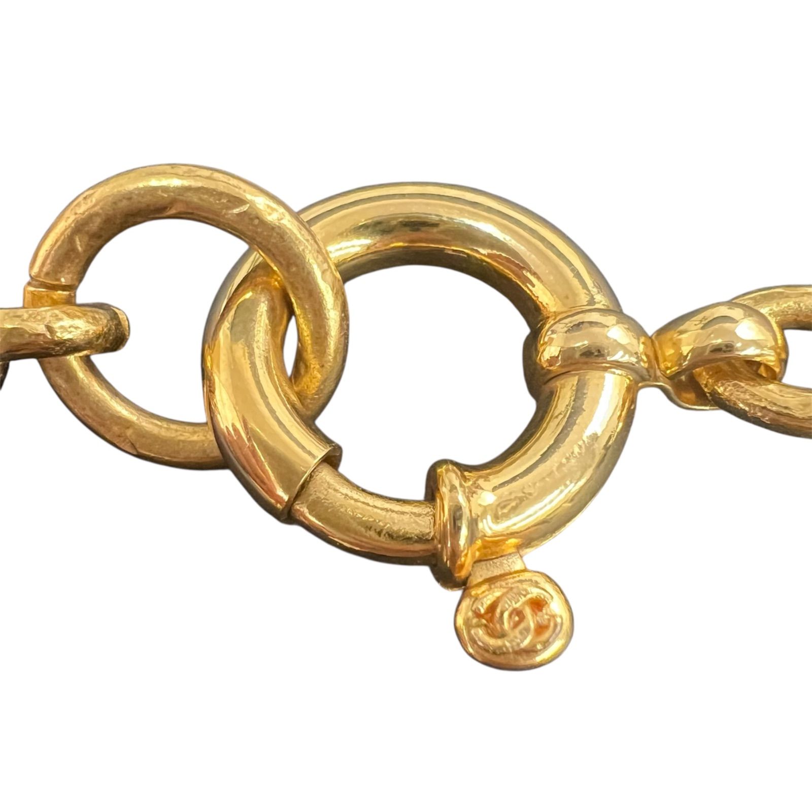 CHANEL グリポア ネックレス ココマーク ヴィンテージ レッド 94A 