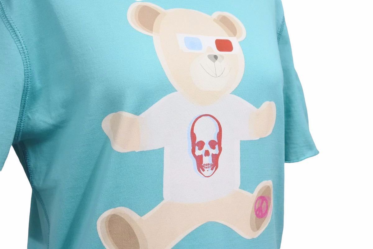 lucien pellat-finet - lucien pellat-fine ルシアン ペラフィネ パープル 半袖 t-shirts M くま 3d メガネ 美品 38226 lucien pellat-fine ルシアン ペラフィネ パープル 半袖 t