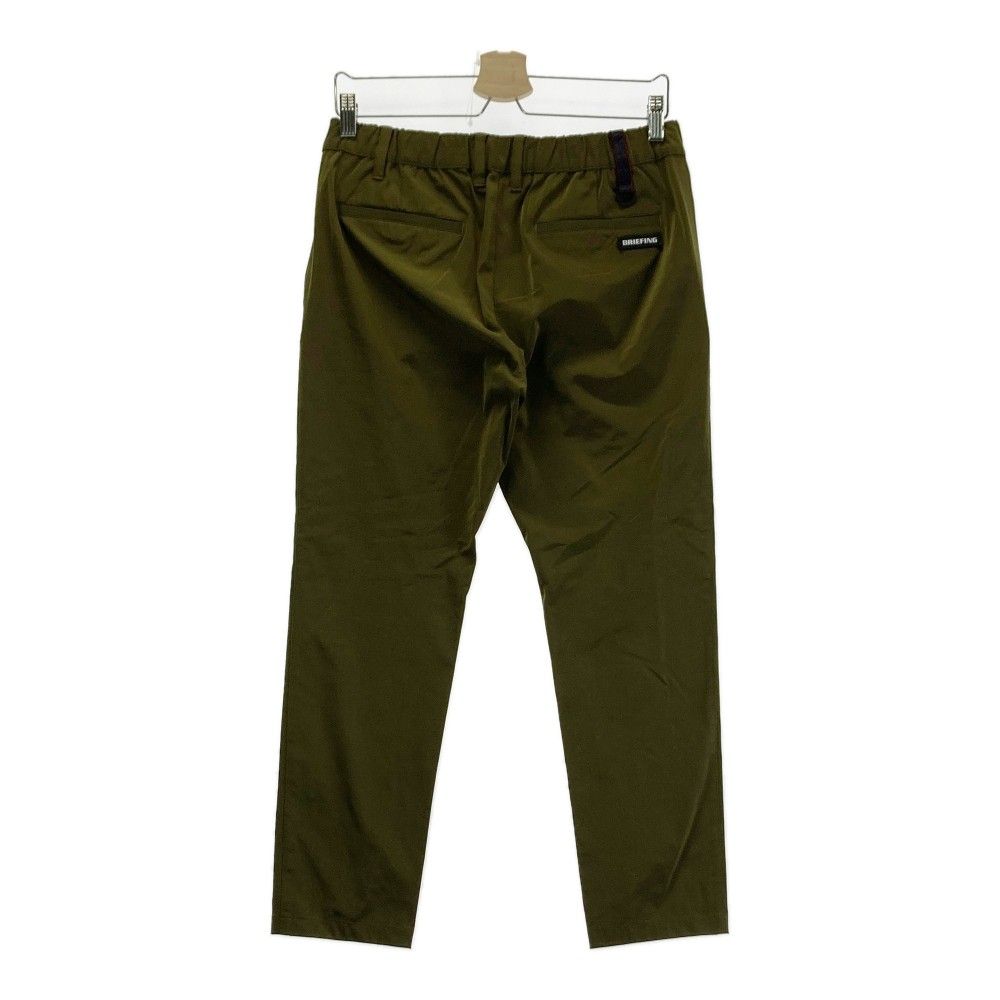 【美品】ブリーフィング パンツ ロング ストレッチ ゴルフ 裏起毛 カーキ S サイズ：S BRIEFING GOLF ブリーフィング パンツ カーキ系