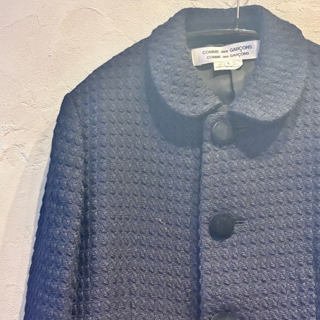 T02/076 COMME des GARCONSコムデギャルソンジャケット丸襟 COMME des GARCONS GIRL コムデギャルソンガール *丸襟リボン