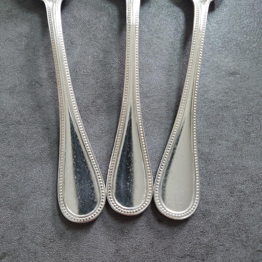 希少 クリストフル パール デザートスプーン 3点 - メルカリ