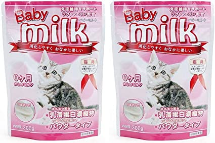 即発送可能 ニチドウ ベビーミルク 猫用 300g × 2袋 ＆ CTMおまけつき