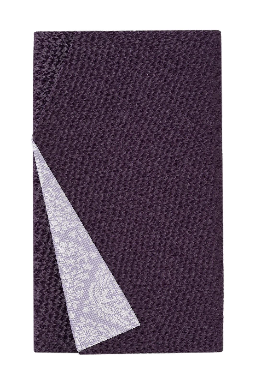 珠音 ふくさ 袱紗 紫 裏勝り 慶弔 両用 金封 ちりめん 男性 女性 結婚式 香典 紫×鳳凰 1