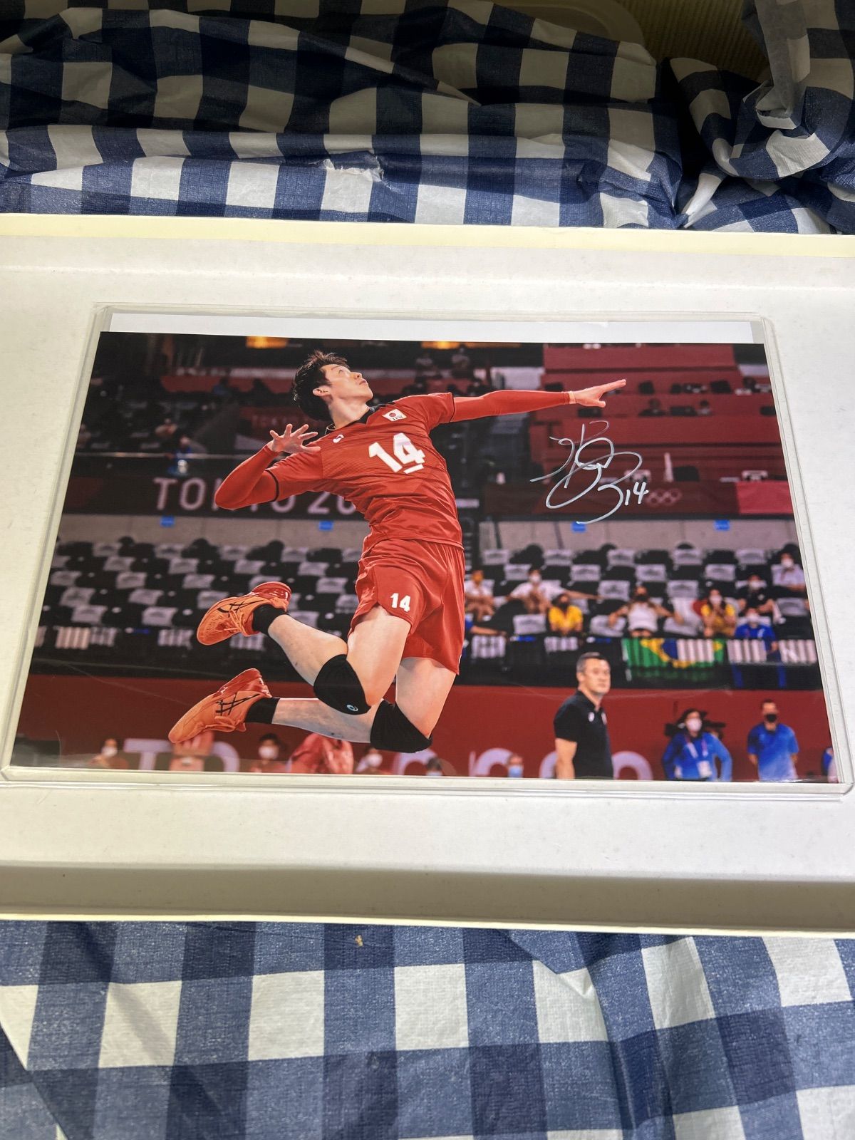 石川 祐希 直筆サイン入りフォト オリンピック バレーボール男子日本代表