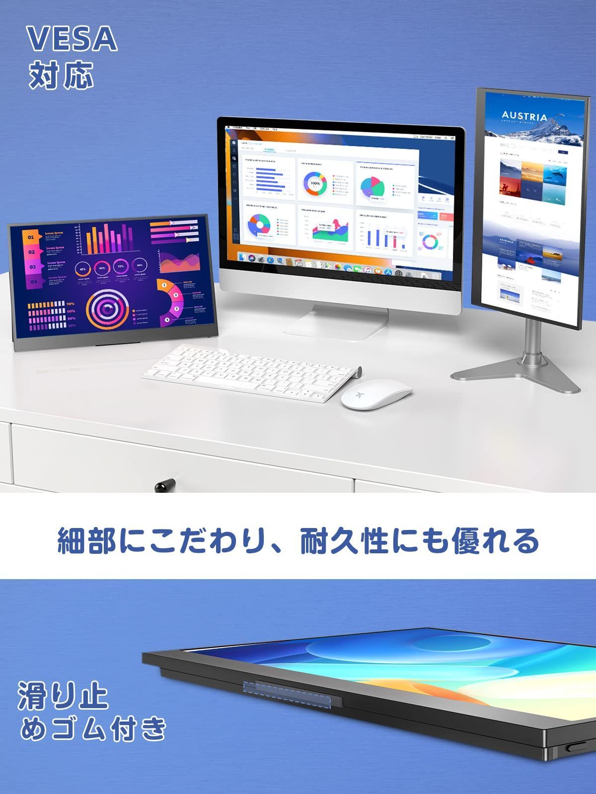 人気商品】Type-C USB Mini ノングレア 非光沢 HDMI 軽量 一体型