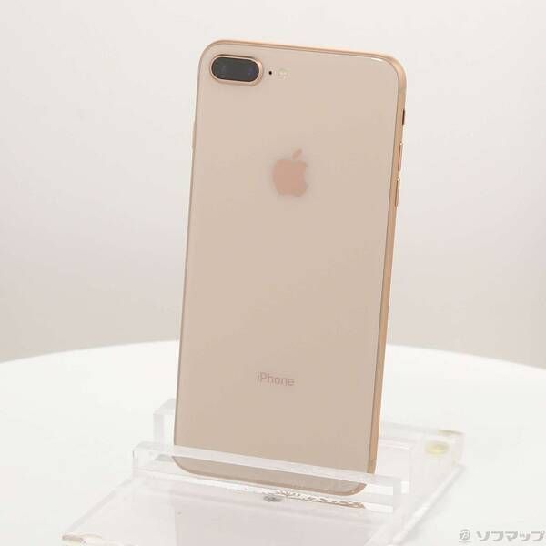 中古品〕 iPhone8 Plus 64GB ゴールド MQ9M2J／A SIMフリー【348】