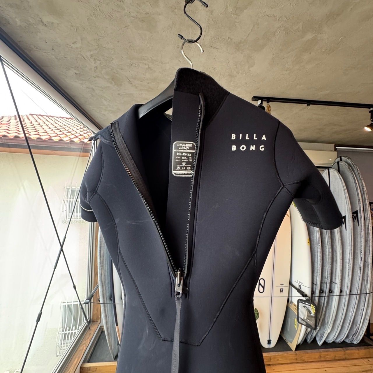 美中古 サーフィン ウエットスーツ スプリング バックジップ