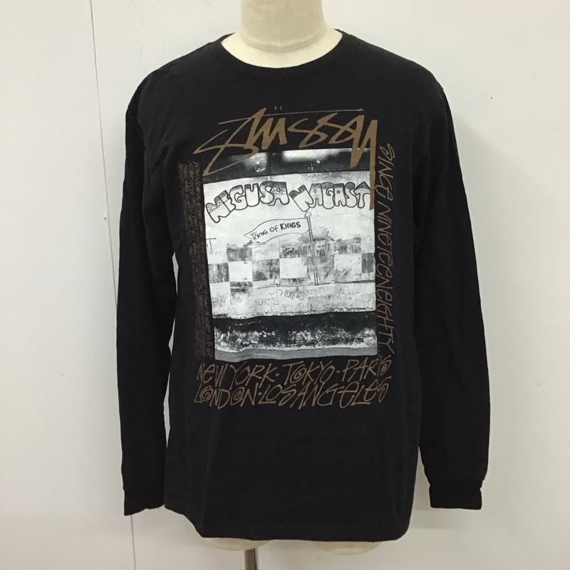 STUSSY ステューシー カットソー 長袖 長袖カットソー クルーネックカットソー ロングスリーブカットソー プリントTシャツ