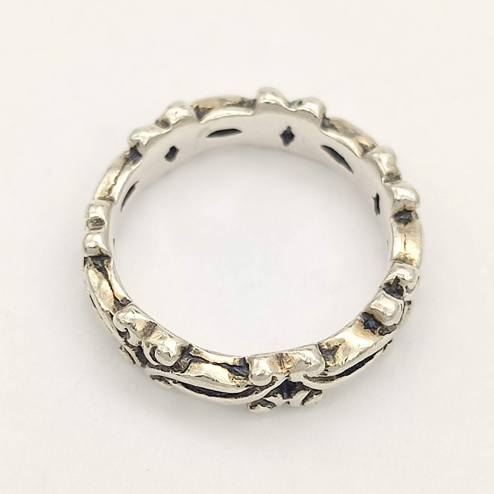 美品】SWC シルバーデザインリング ピンキーリング SILVER シルバー925 
