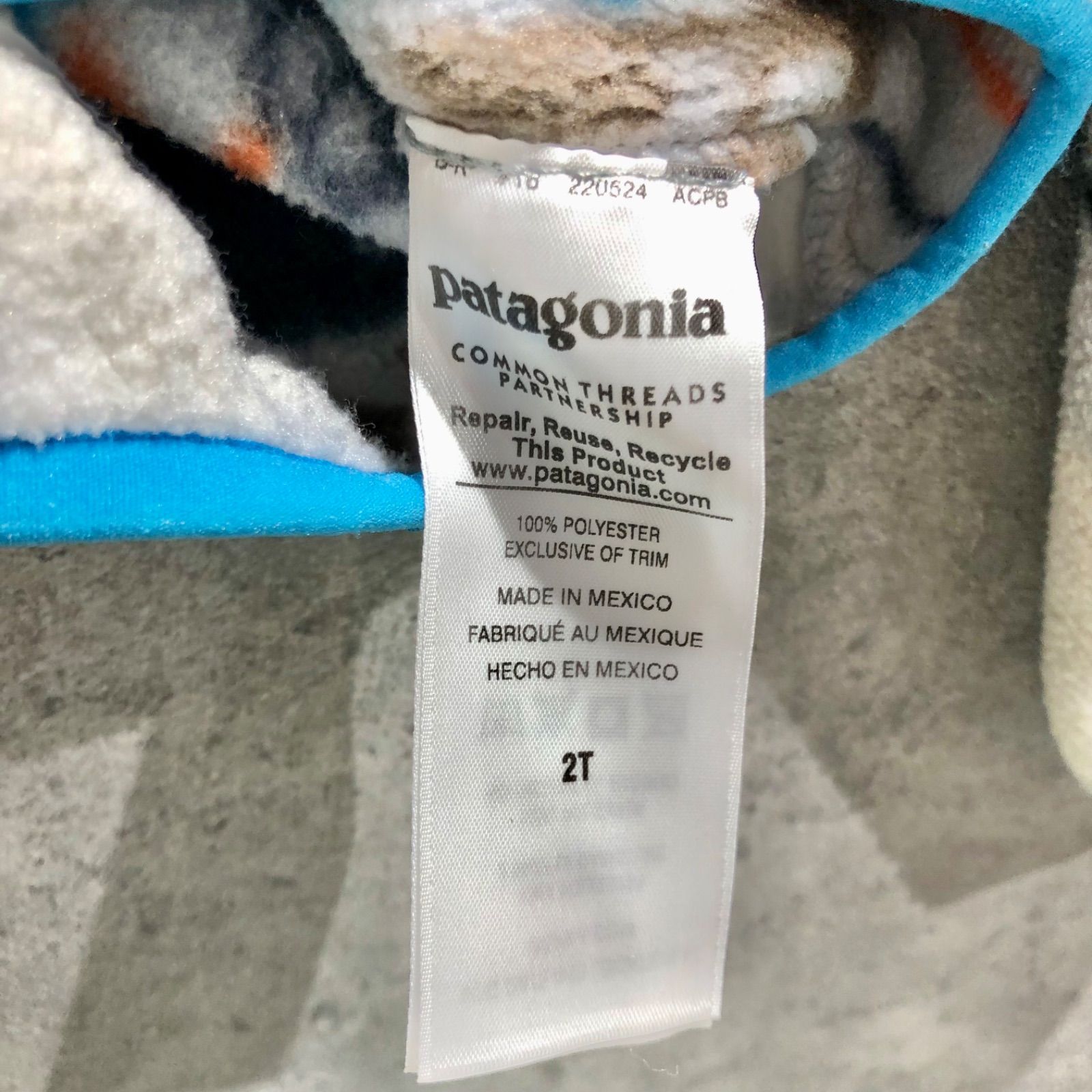 patagonia パタゴニア シンチラスナップTプルオーバー アウター 2T 90