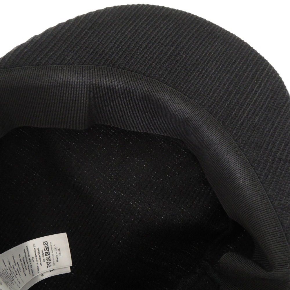 美品 クリスチャンディオール サイズ57 コットン ブラック