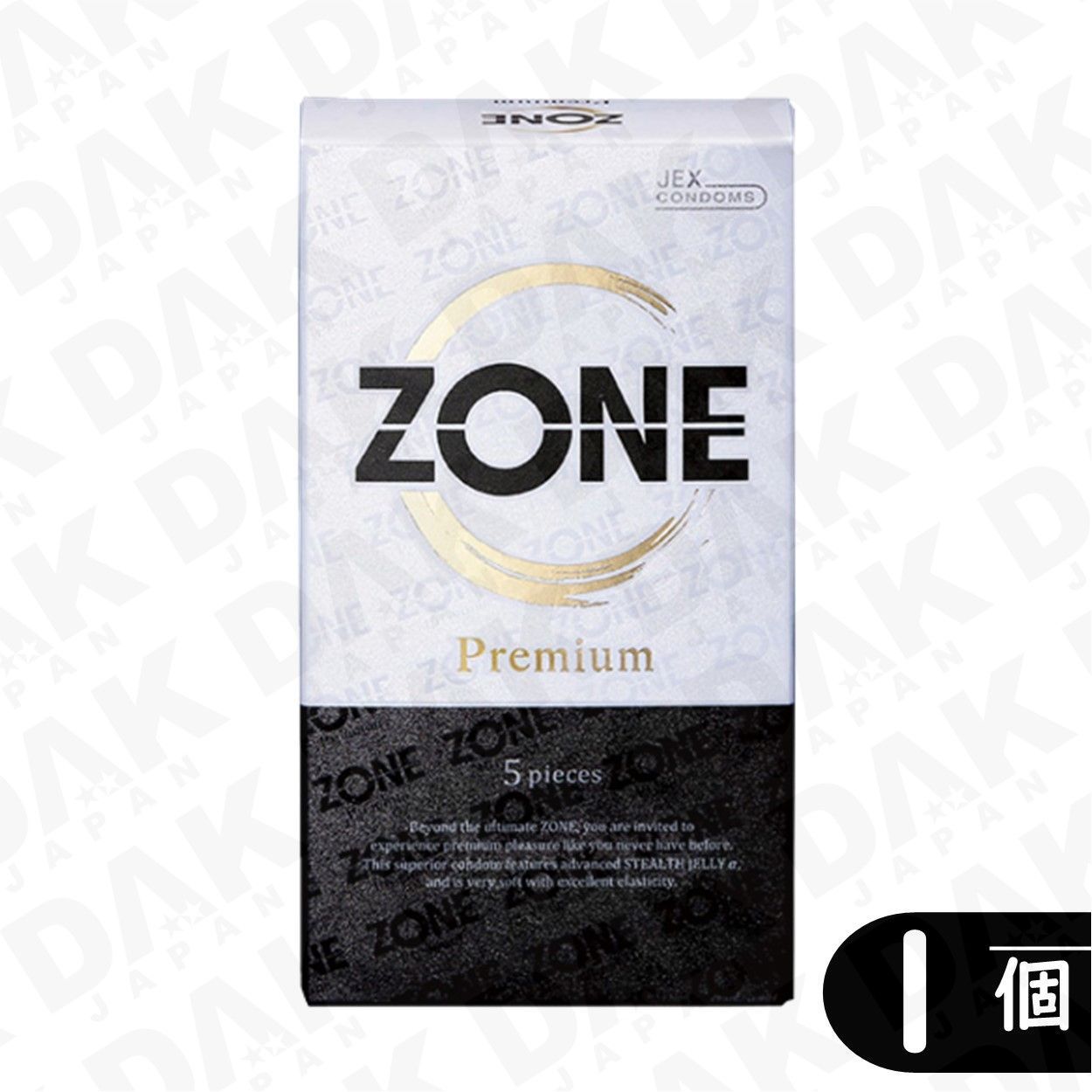 ZONE ゾーン プレミアム コンドーム 5個入り×1箱（避妊具 ゴム