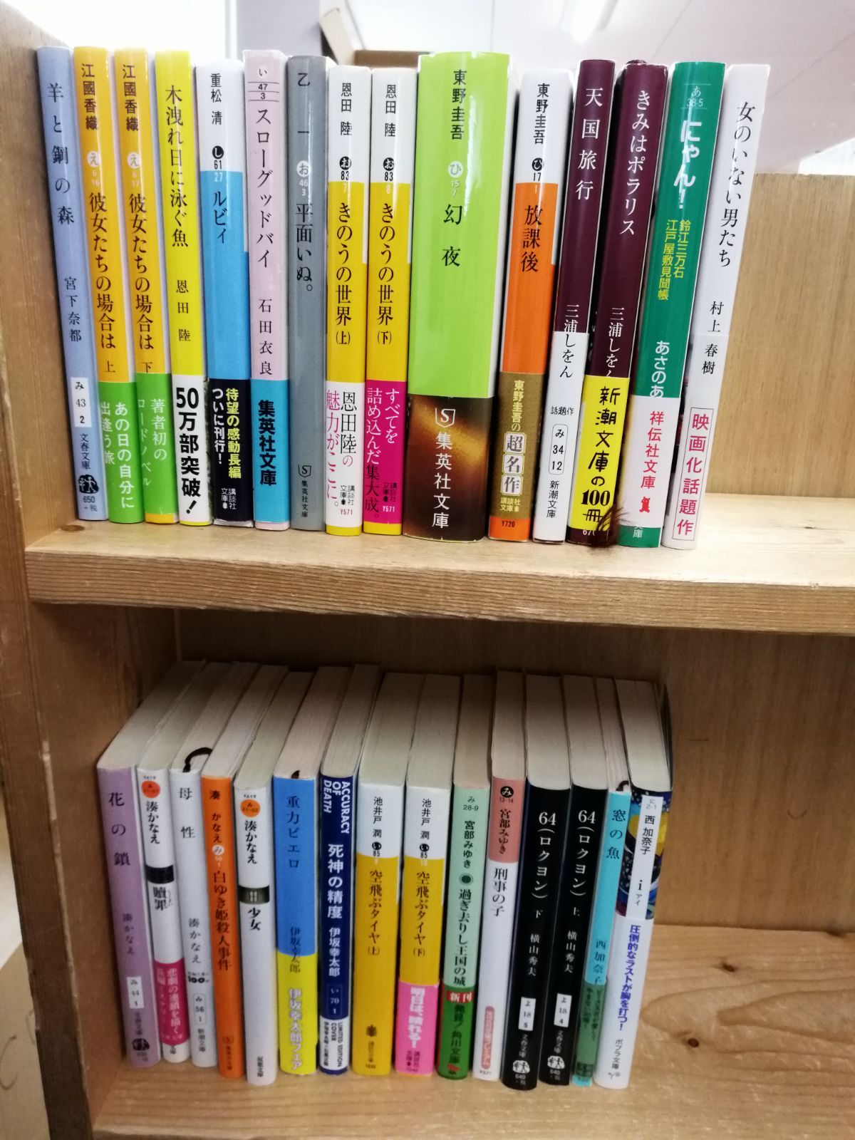 小説 文庫本 まとめ売り 74冊 湊かなえ 東野圭吾 村上春樹 宮部